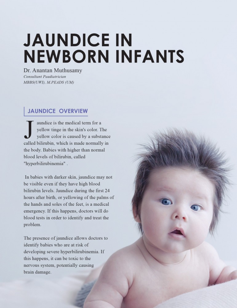 Jaundice in Newborn Infants